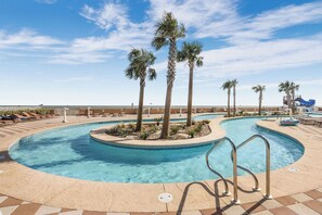 Indoor pool - Beachfront, Lazy River and Slide, New Rental! (Orange Beach)