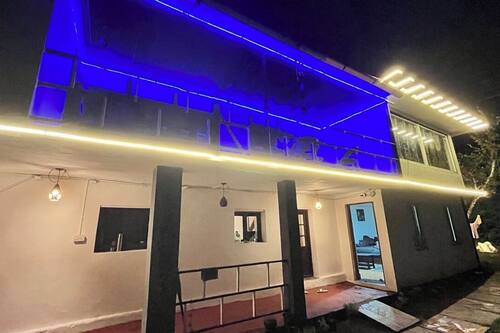 Front of property – evening/night