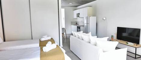 1 bedroom, desk, iron/ironing board, WiFi