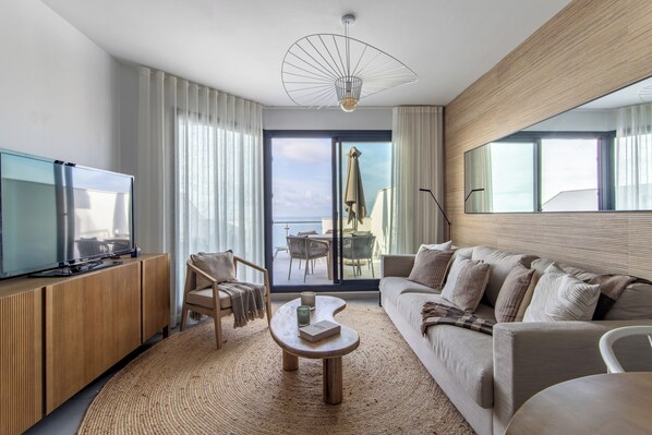 Living area - sea view ladera - Two Bedroom Apartment, Sleeps 4 (Nerja)