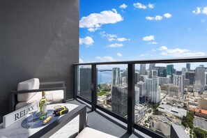 Luxury Apartment, City View | Balcony