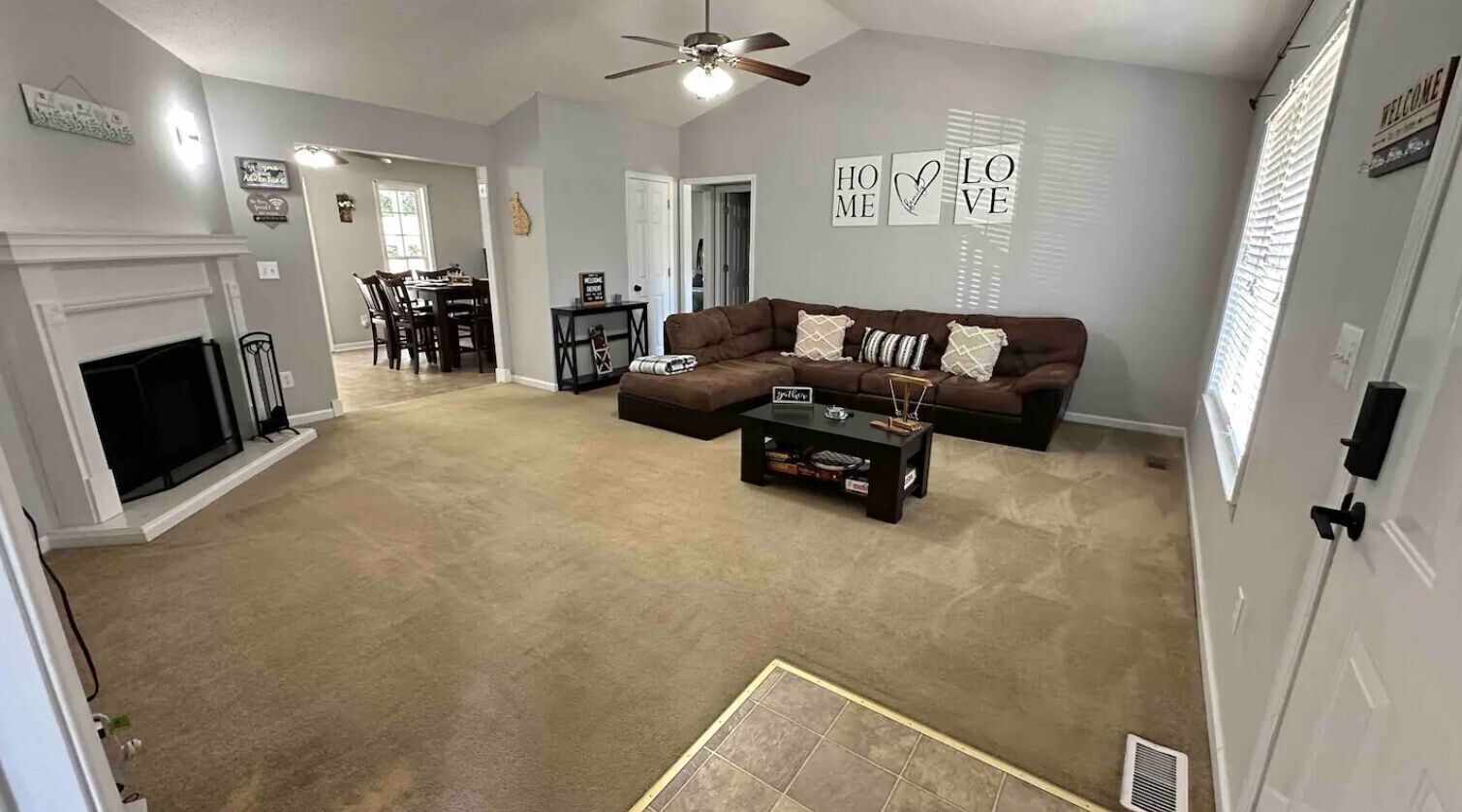 Smart TV, fireplace, video games, books