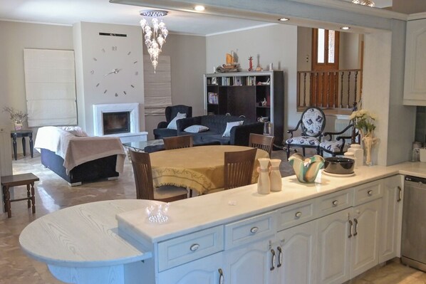 Villa, Courtyard View | Living area - Thimeli (Epidaurus)