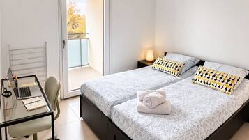 2 soveværelser, strygejern/strygebræt, Wi-Fi, sengetøj