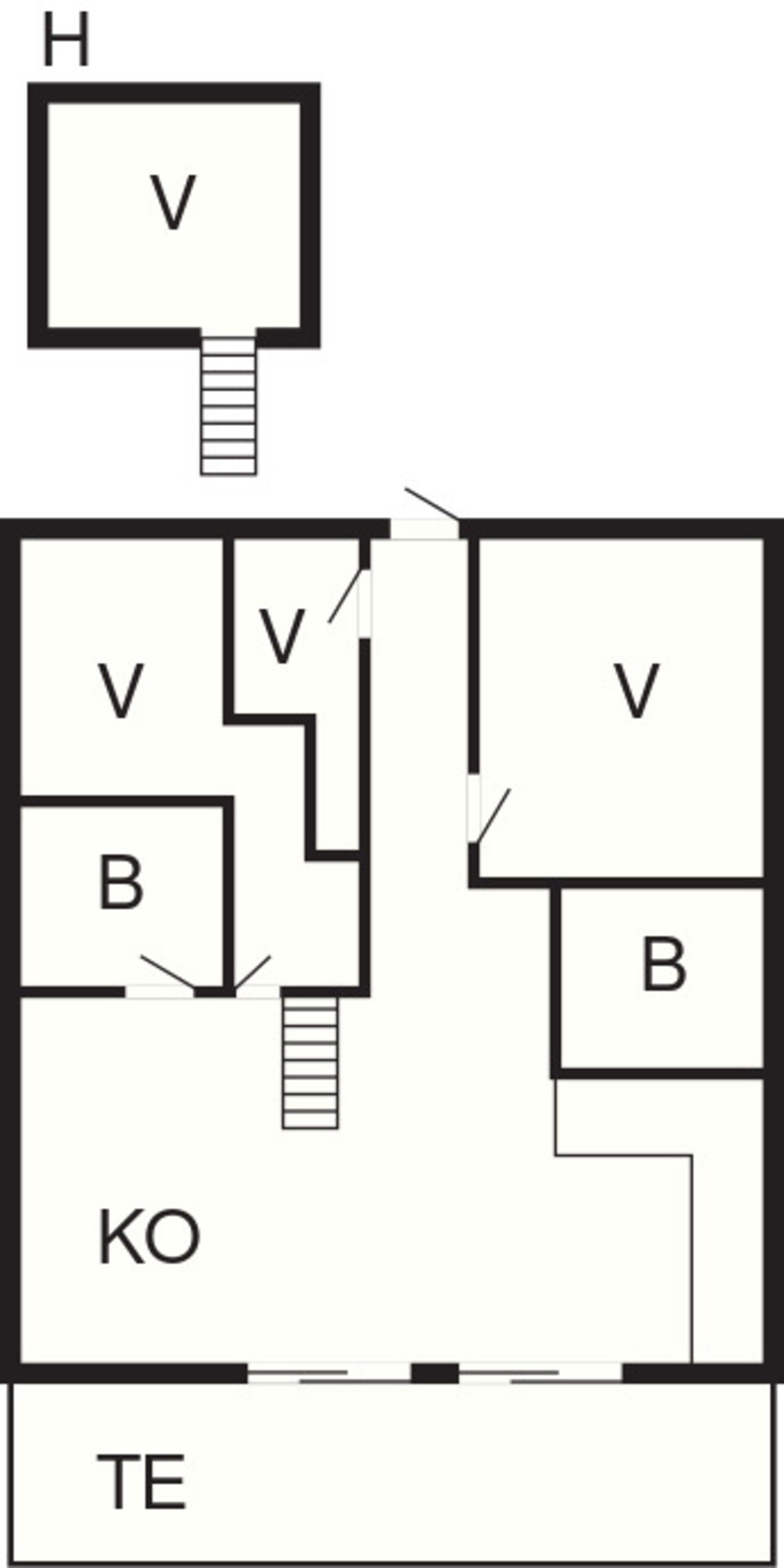 Deluxe-Haus, 4 Schlafzimmer | Grundriss