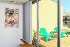 Blick von der Unterkunft