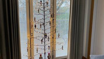 Apartemen | 1 kamar tidur, setrika/meja setrika, Wi-Fi gratis, dan seprai linen