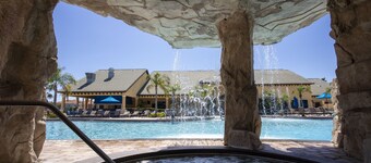 Family Pool Home near Disney!! Modern Decor, BBQ ,Resort w/ tons of Amenities!