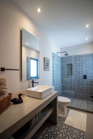 Shower, hair dryer, towels, soap - Villa de la Paz (Romantic Zone) (Puerto Vallarta)