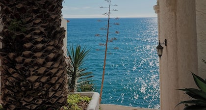 In front of the sea in Sitges