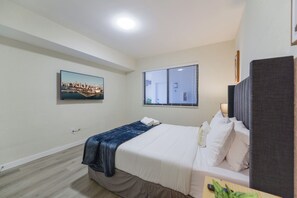 Premium bedding, free WiFi, bed sheets
