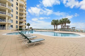 Appart'hĂŽtel, plusieurs lits (Beach Colony West 1C) | Piscine