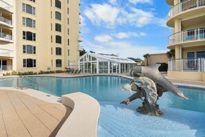 公寓客房, 多張床 (Beach Colony West 1C) | 游泳池 | 溫水游泳池