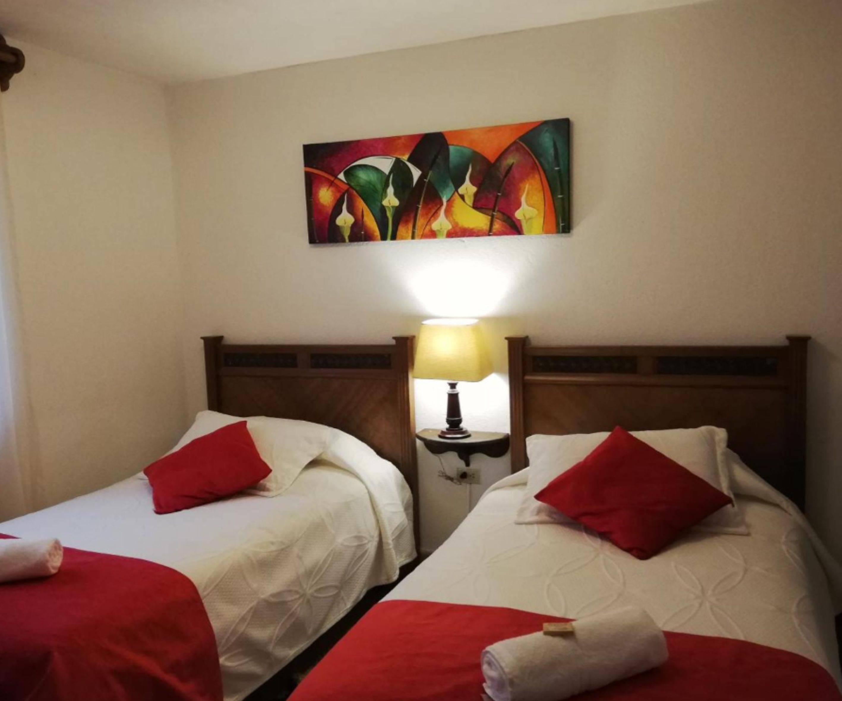 Premium bedding, down duvets, free WiFi