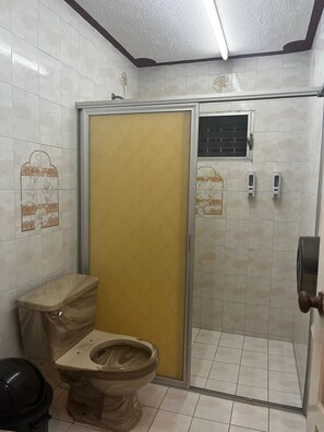 Basic Shared Dormitory, Balcony, Pool View | Bathroom