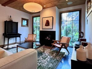 TV, fireplace, stereo - Modern designer home w/ courtyard

 (Douglas)