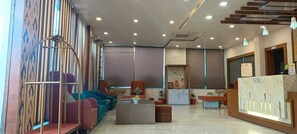 Sitteområde i lobbyen