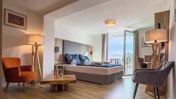 In-room safe, desk, laptop workspace, soundproofing