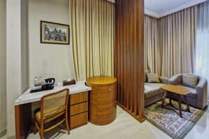 Deluxe kamer, 2 eenpersoonsbedden, niet-roken | Woonruimte