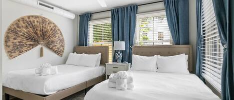 6 chambres, fer et planche à repasser, Wi-Fi gratuit, draps fournis