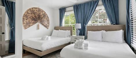 4 室のベッドルーム、アイロン / アイロン台、WiFi、ベッドシーツ