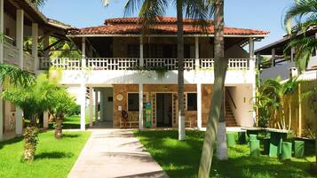 Majoituspaikan julkisivu