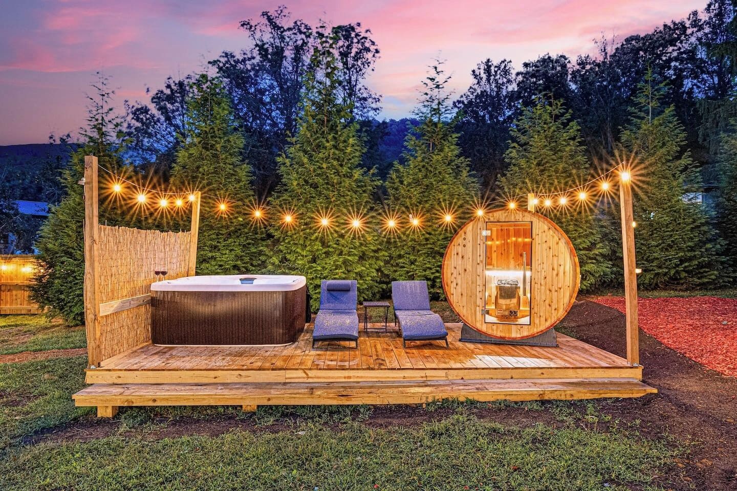 Bain à remous extérieur