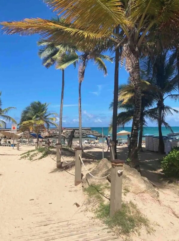 Tæt på stranden