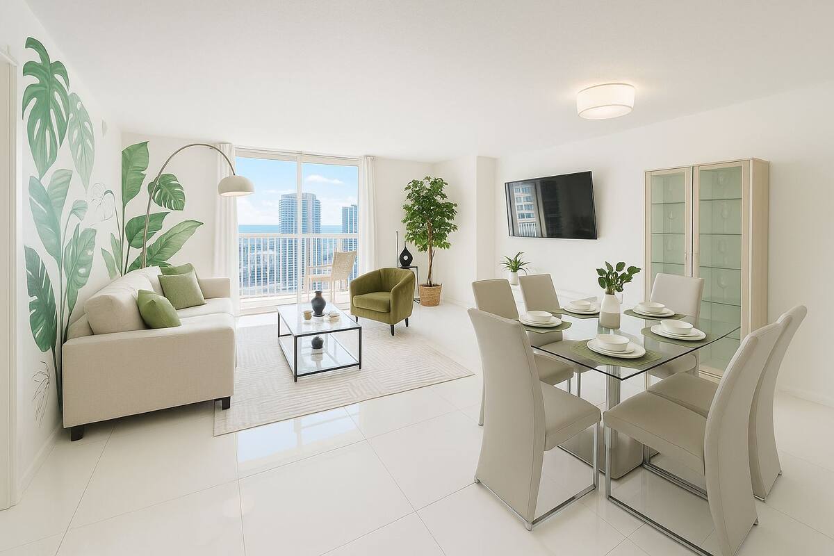 Family Condo | Living area | 55-inch LED TV with digital channels, Netflix, streaming services