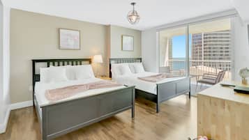 Luxury Condo, Bay View | 2 bedrooms, premium bedding, down comforters, memory foam beds