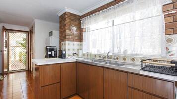 Fridge, oven, toaster