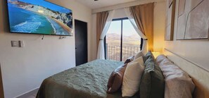 2 slaapkamers, een strijkplank/strijkijzer, wifi, beddengoed