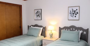 2 dormitorios, escritorio, wifi y ropa de cama
