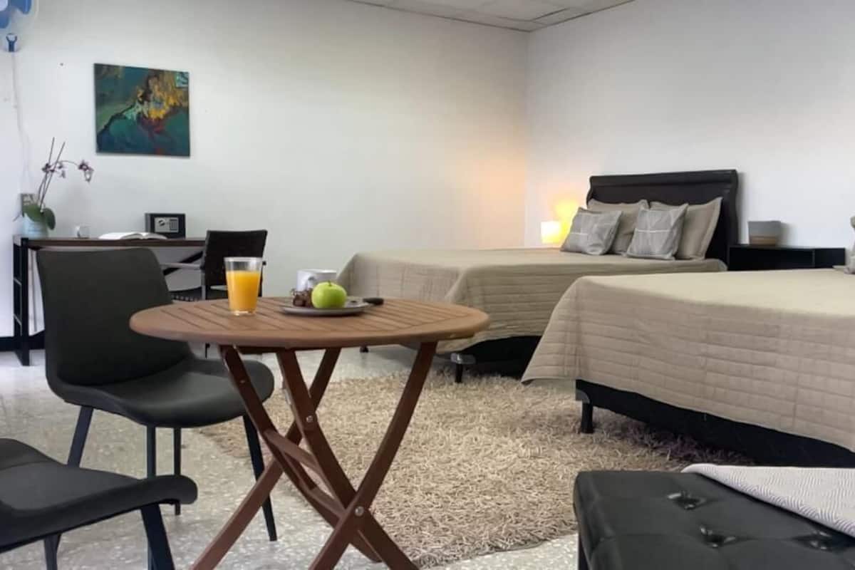 Panoramic Double Room | In-room safe, desk, laptop workspace, blackout curtains