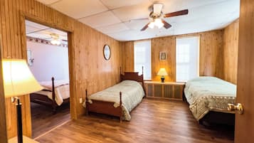 3 bedrooms, iron/ironing board, travel cot, WiFi