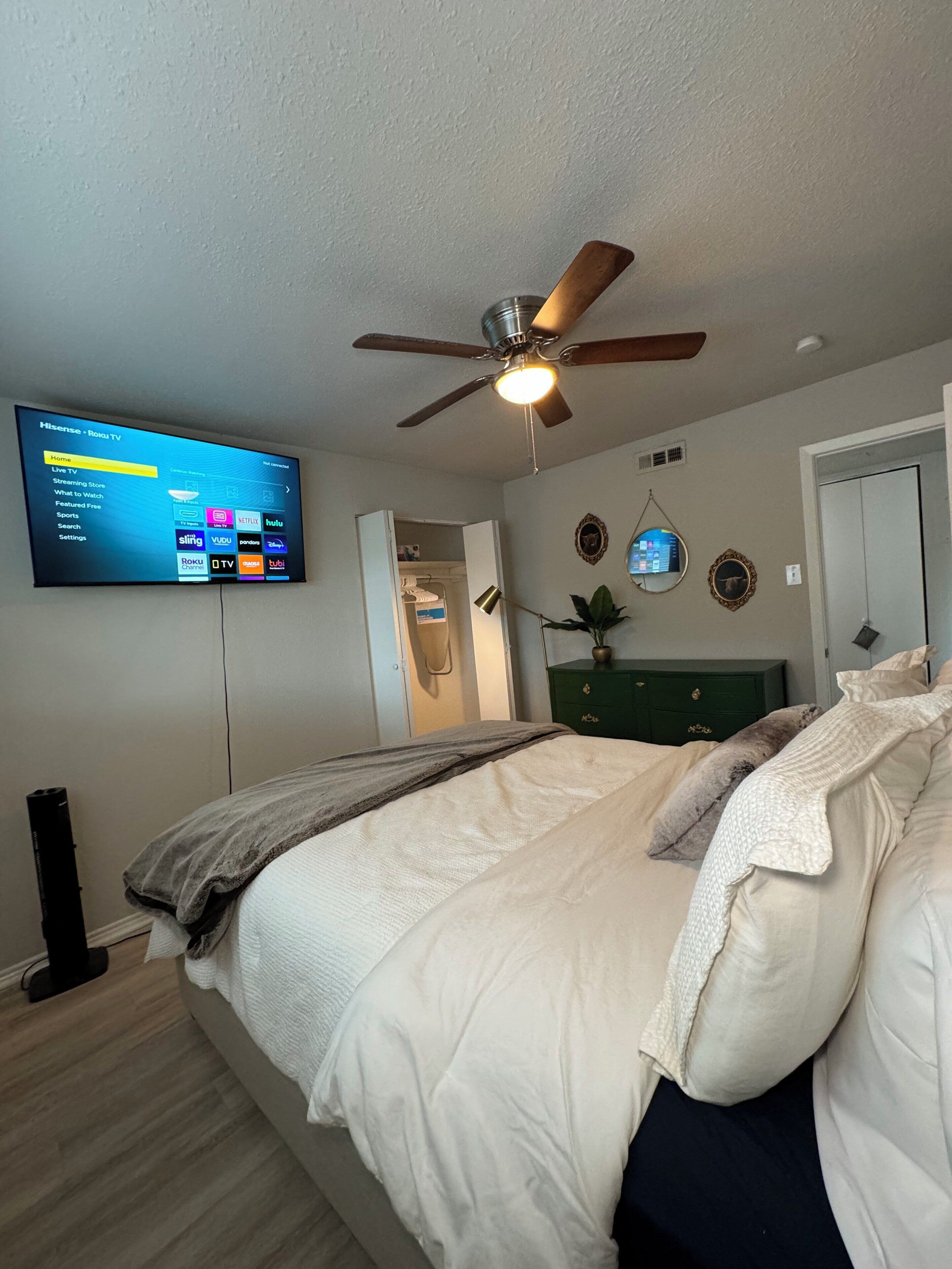 1 bedroom, iron/ironing board, WiFi, bed sheets