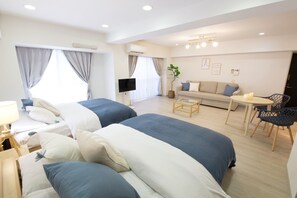 1 chambre, bureau, fer et planche à repasser, Wi-Fi gratuit