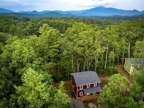 Exterior - Whimsical Garden Escape -Fire Pits, Art & Nature Near Asheville (Fairview)