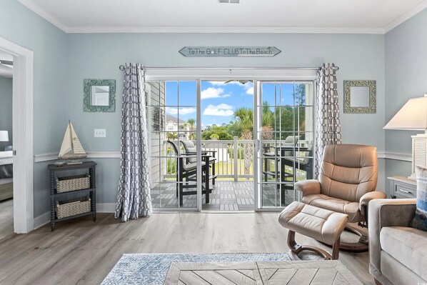 Smart TV - Coastal Chic Myrtlewood Condo • Family Comfort & Golf Nearby (Myrtle Beach)