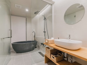 Hair dryer, towels