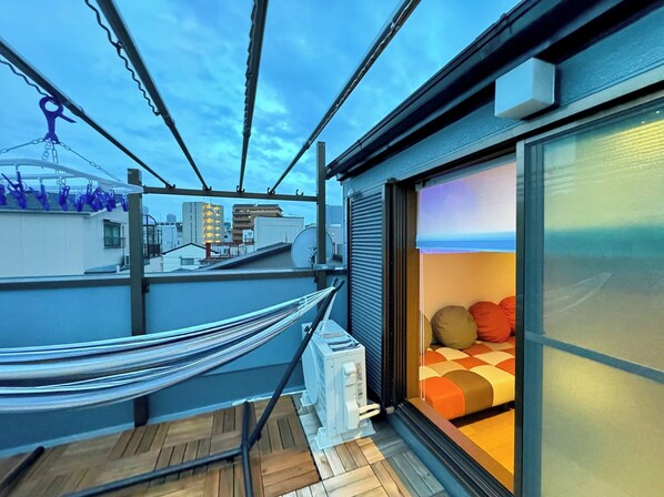 Vue depuis l’hébergement