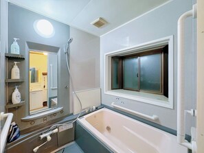 Hair dryer, towels