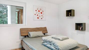 1 Schlafzimmer, kostenloses WLAN, Bettwäsche