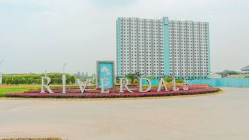 Majoituspaikan julkisivu