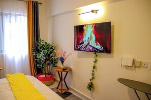 1 habitación, wifi, ropa de cama y acceso para silla de ruedas 