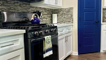 Microwave, oven, stovetop