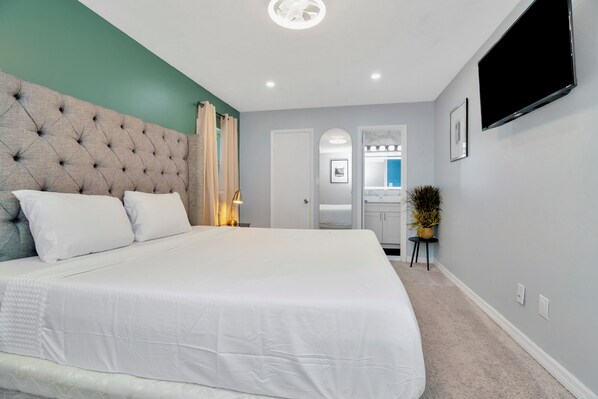 5 chambres, fer et planche à repasser, Wi-Fi, literie fournie