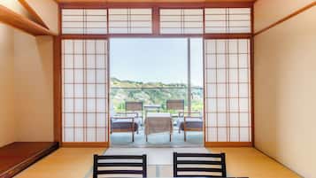 Comfort Room, Multiple Beds, Terrace, Mountain View | In-room safe, individually decorated, individually furnished