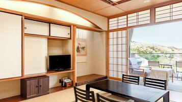Comfort Room, Multiple Beds, Terrace, Mountain View | In-room safe, individually decorated, individually furnished