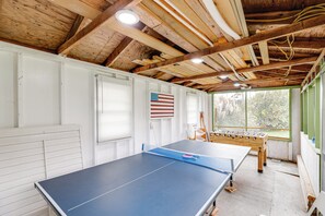 Games room - 2 Mi to Downtown: Tranquil Abode in Chincoteague! (Chincoteague)
